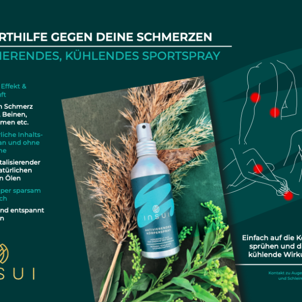 Soforthilfe PureEnergy von INSUI als Sport Spray